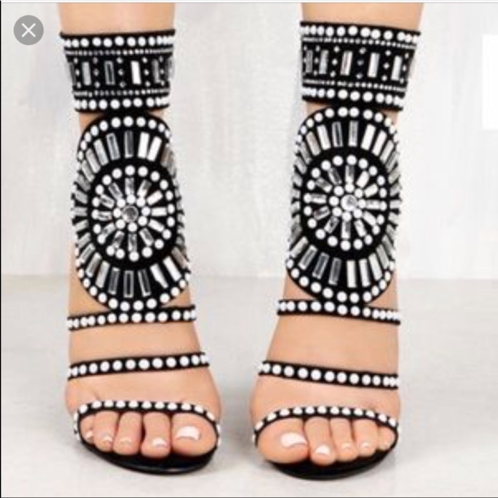 Embellished heels